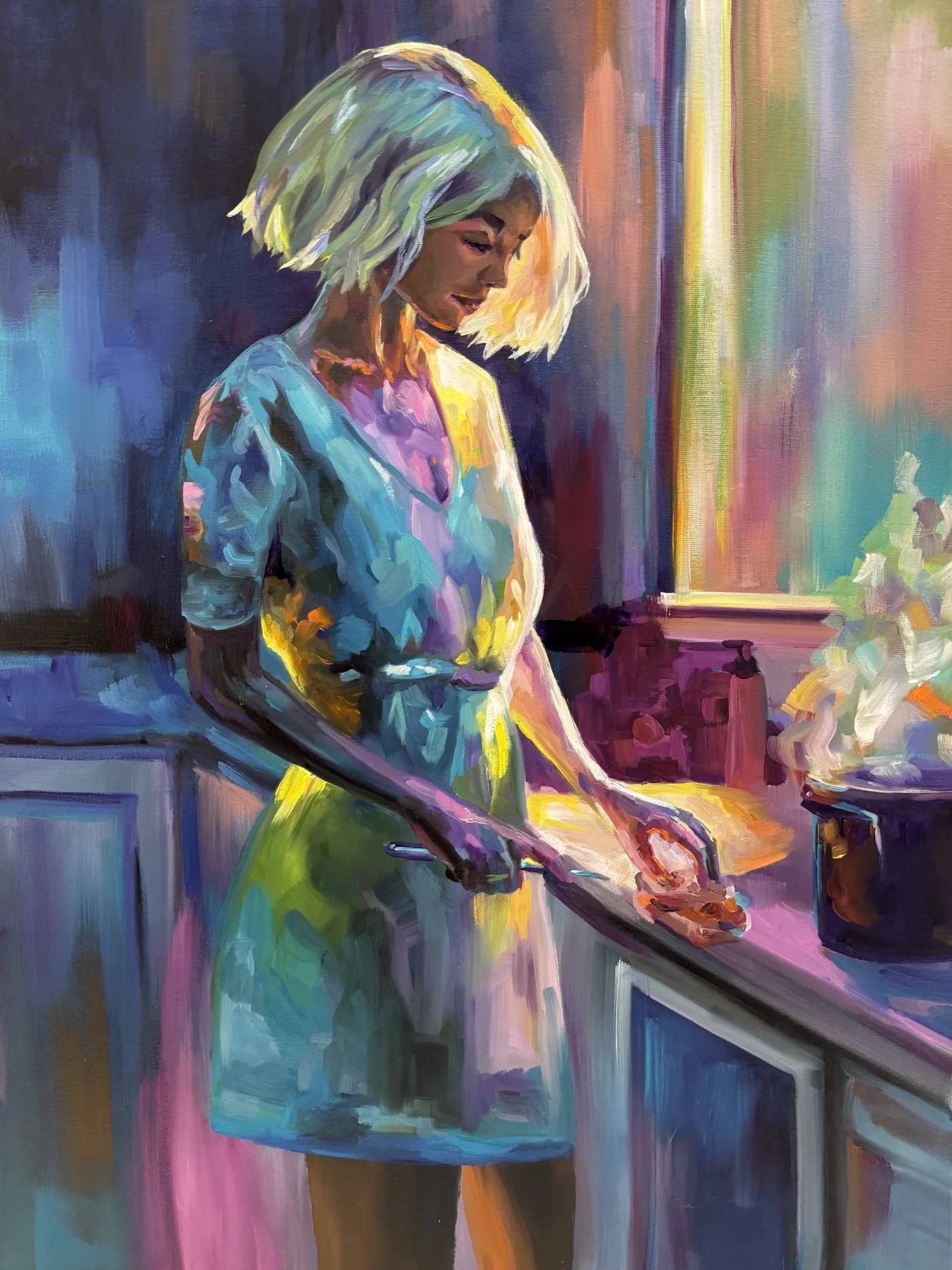 Untended Ritual III by Chelsea Klukas, oil on canvas