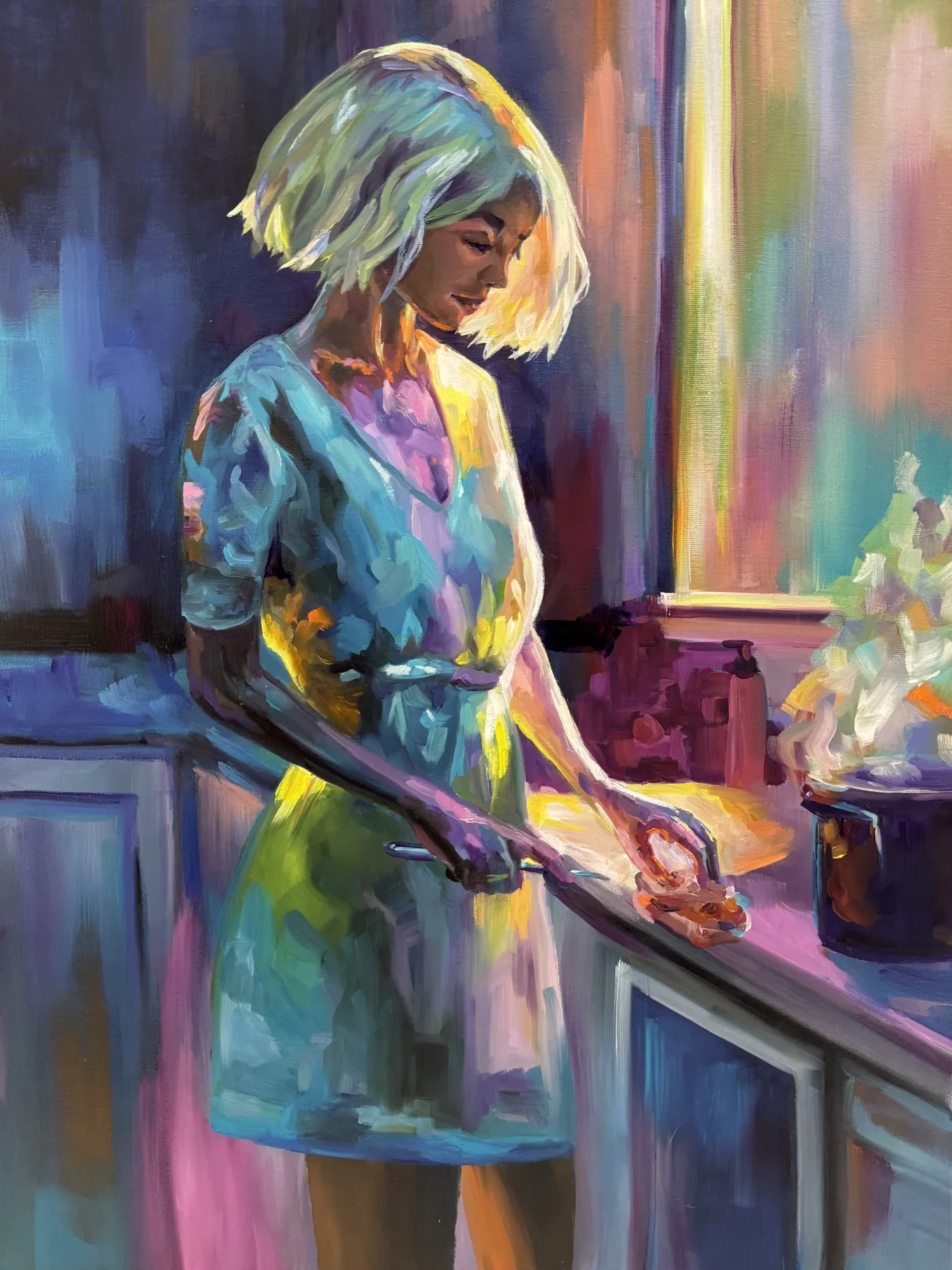 Untended Ritual III by Chelsea Klukas, oil on canvas, 18 × 24 in
