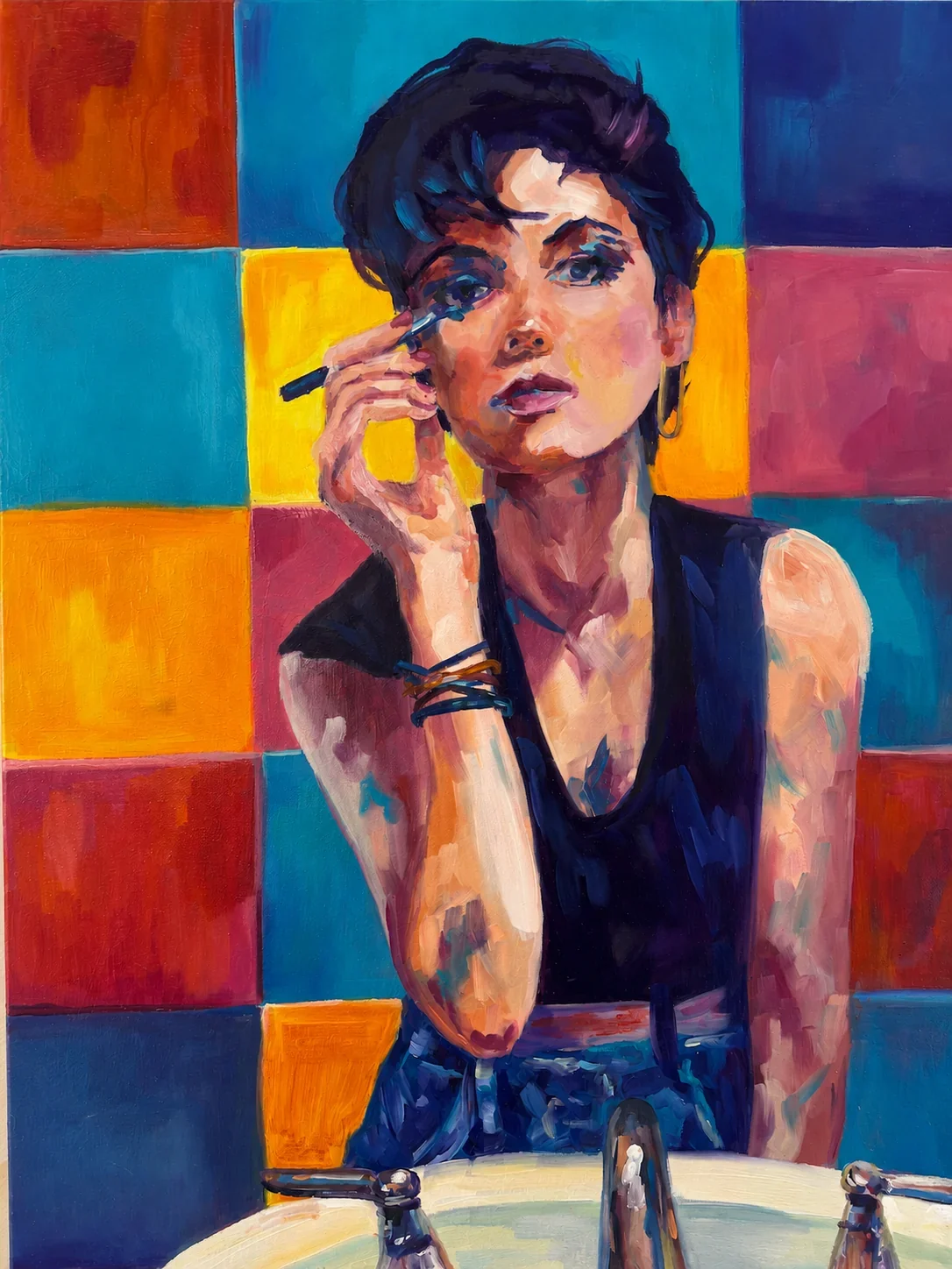 Untended Ritual IV by Chelsea Klukas, oil on canvas, 18 × 24 in