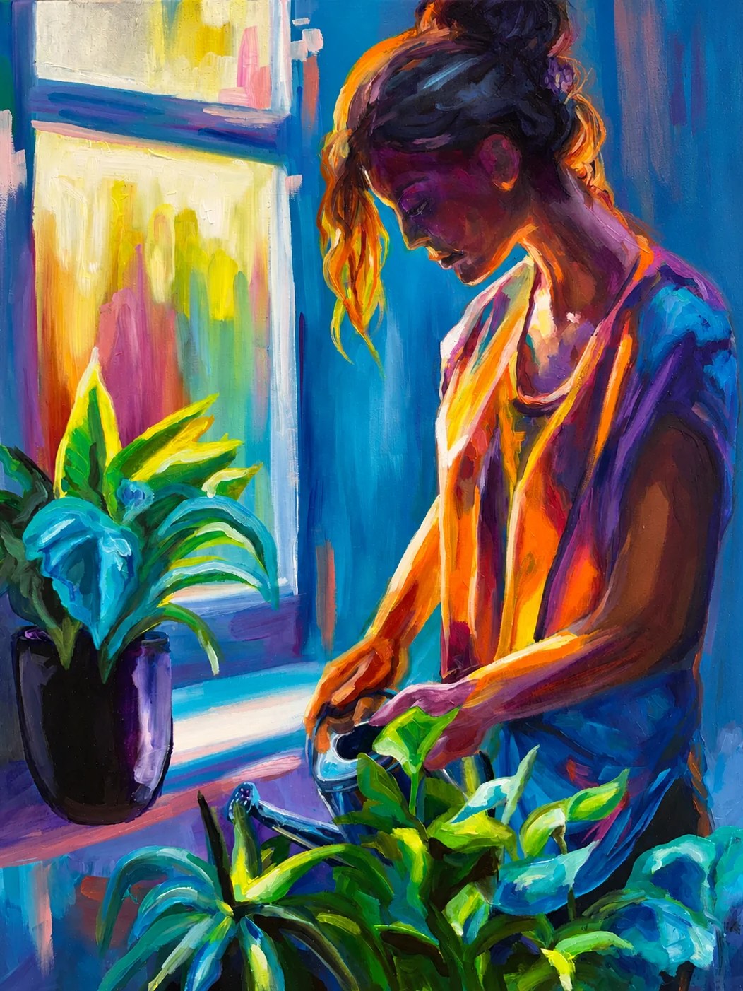 Untended Ritual V by Chelsea Klukas, oil on canvas