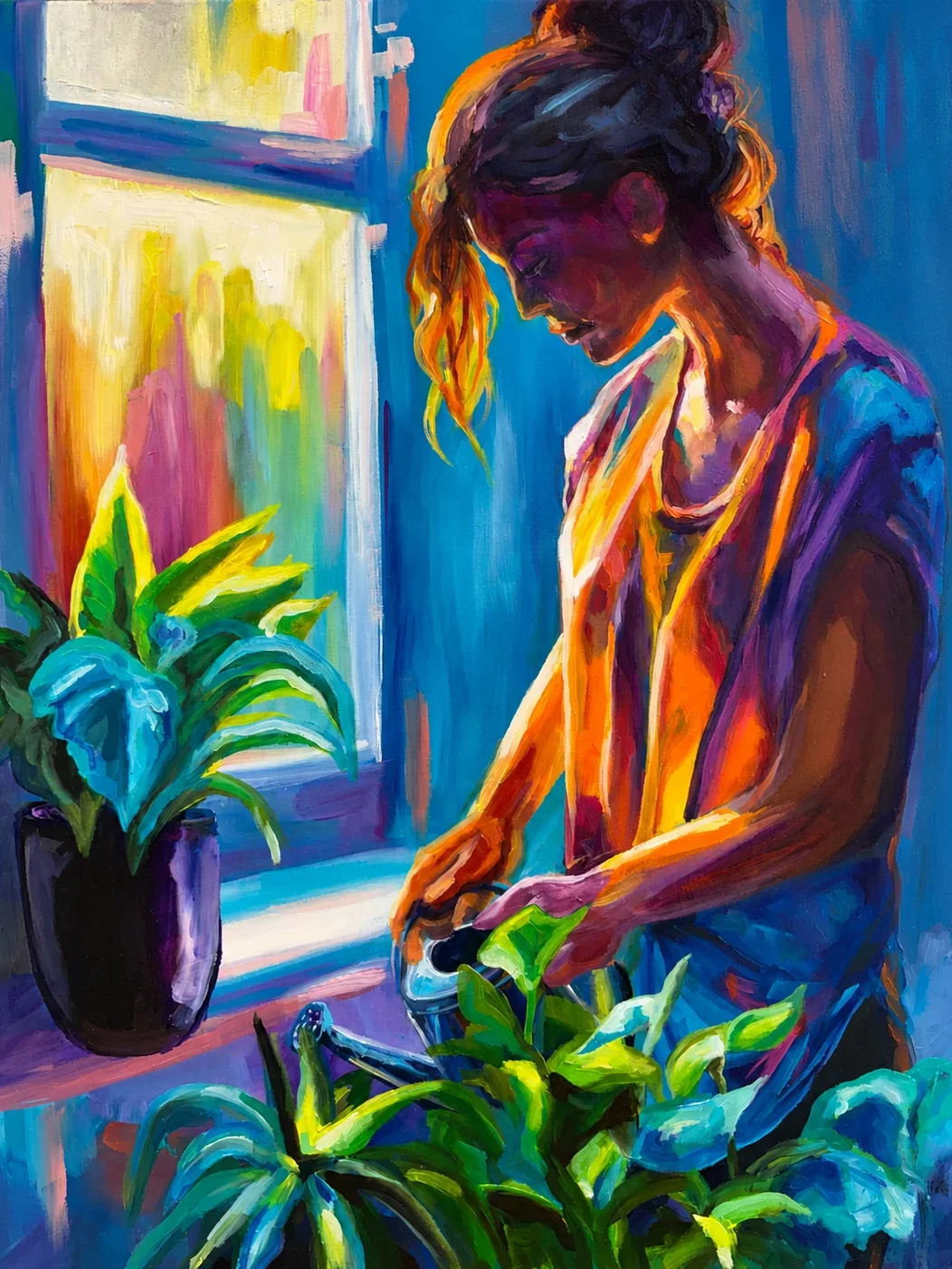 Untended Ritual V by Chelsea Klukas, oil on canvas, 18 × 24 in