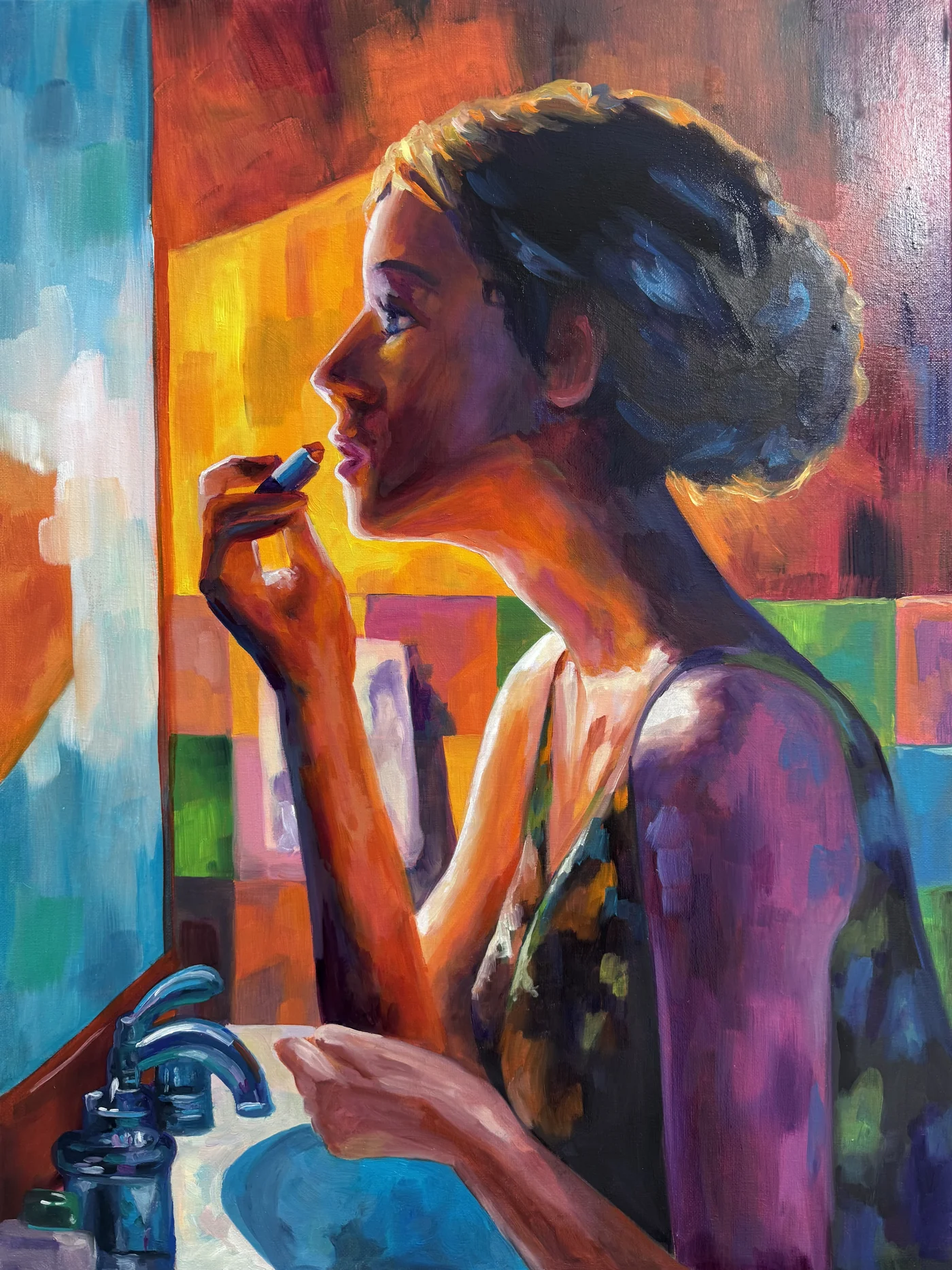 Untended Ritual I by Chelsea Klukas, oil on canvas, 18 × 24 in