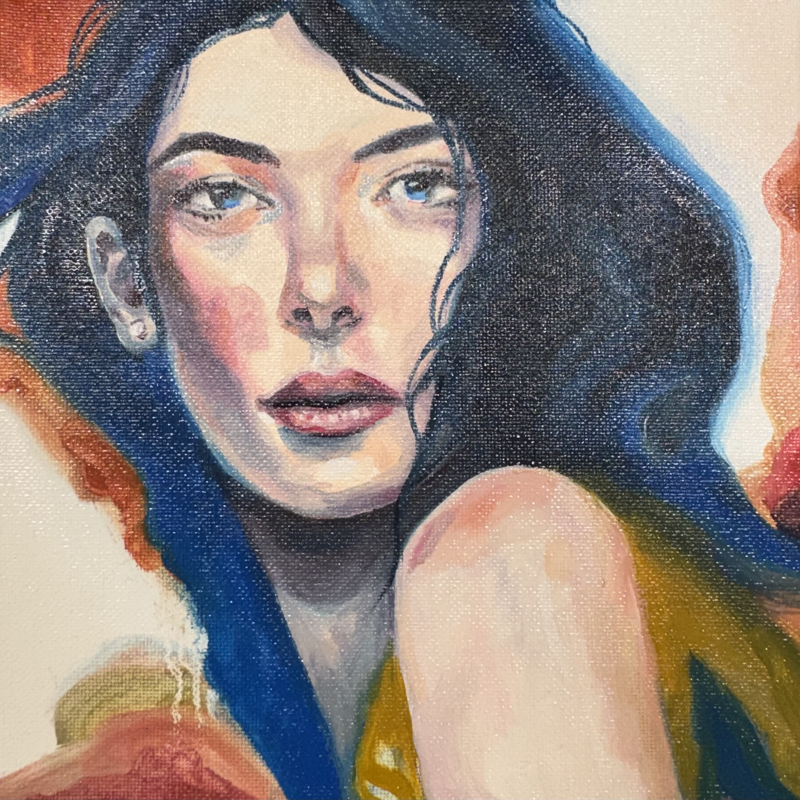 Wandering Blue by Chelsea Klukas, oil on canvas