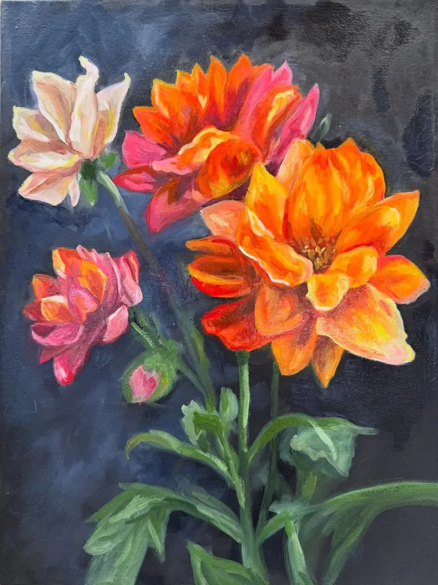 Spring Welcome IV by Chelsea Klukas, oil on canvas, 11 × 16 in